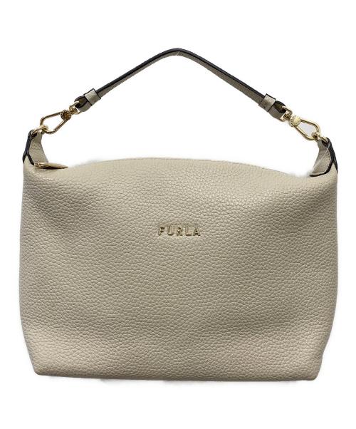 FURLA（フルラ）FURLA (フルラ) SOPHIE CROSSBODY BAG ソフィー 2WAY ハンド/ショルダー バッグ ベージュの古着・服飾アイテム