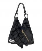 OUTDOOR×Risleyアウトドア×リズレー）の古着「トライアングルミニフリルBAG」｜ブラック