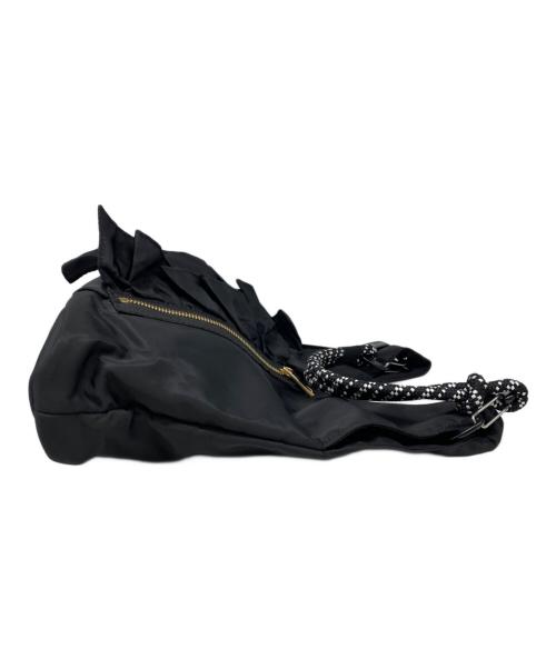 OUTDOOR（アウトドア）OUTDOOR (アウトドア) Risley (リズレー) トライアングルミニフリルBAG ブラックの古着・服飾アイテム