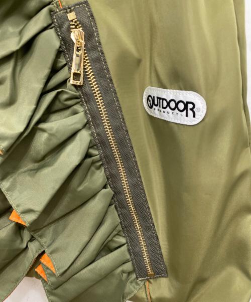 OUTDOOR（アウトドア）OUTDOOR (アウトドア) Risley (リズレー) トライアングルフリルBAG カーキの古着・服飾アイテム