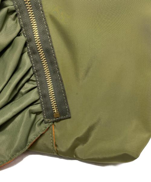 OUTDOOR（アウトドア）OUTDOOR (アウトドア) Risley (リズレー) トライアングルフリルBAG カーキの古着・服飾アイテム