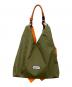 OUTDOOR (アウトドア) Risley (リズレー) トライアングルフリルBAG カーキ：10000円