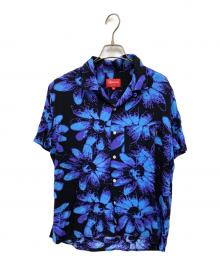 SUPREME（シュプリーム）の古着「17AW Daisy Rayon Shirt」｜ブラック×ネイビー