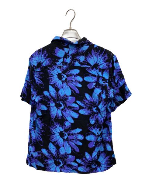 SUPREME（シュプリーム）Supreme (シュプリーム) 17AW Daisy Rayon Shirt ブラック×ネイビー サイズ:Sの古着・服飾アイテム