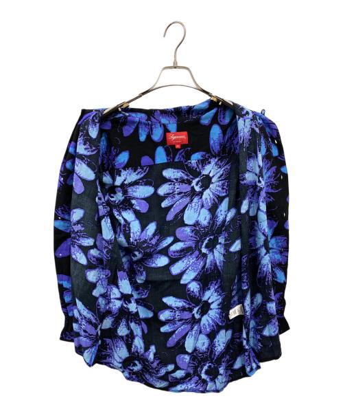 SUPREME（シュプリーム）Supreme (シュプリーム) 17AW Daisy Rayon Shirt ブラック×ネイビー サイズ:Sの古着・服飾アイテム