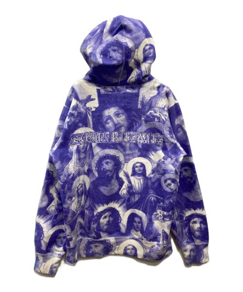 SUPREME（シュプリーム）Supreme (シュプリーム) 18AW Jesus and Mary Hooded Sweatshirt ホワイト×ネイビー サイズ:Mの古着・服飾アイテム