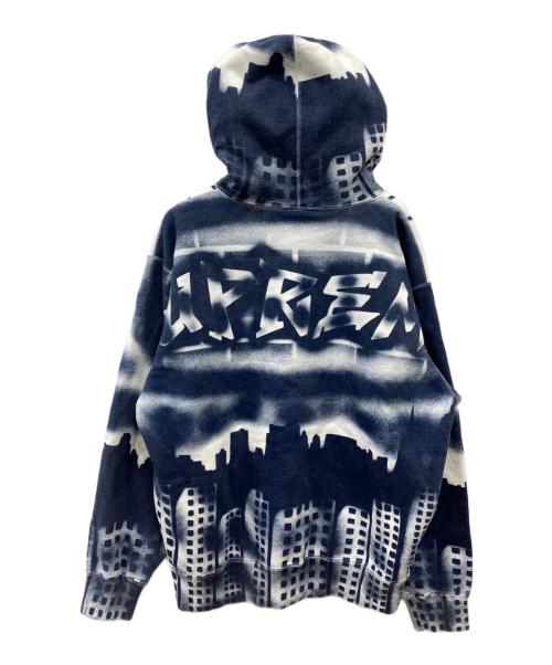 SUPREME（シュプリーム）Supreme (シュプリーム) MLB (エムエルビー) 21AW New York Yankees Airbrush Hooded Sweatshirt ホワイト×ネイビー サイズ:Mの古着・服飾アイテム