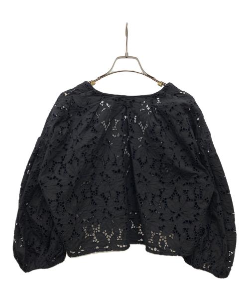 ticca（ティッカ）ticca (ティッカ) フラワーレースジャケット ブラック サイズ:FREEの古着・服飾アイテム