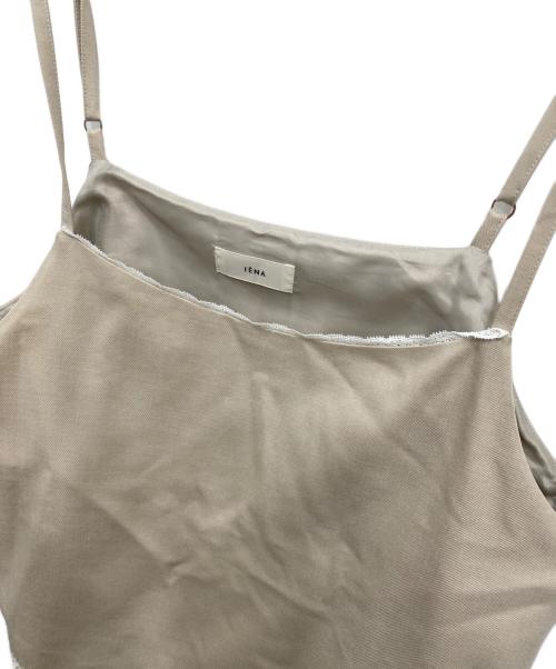 IENA（イエナ）IENA (イエナ) レースヘムキャミソール ブラウス ベージュ×ホワイト サイズ:FREEの古着・服飾アイテム