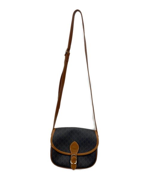 LONGCHAMP（ロンシャン）LONGCHAMP (ロンシャン) モノグラム柄ショルダーバッグ ブラウンの古着・服飾アイテム