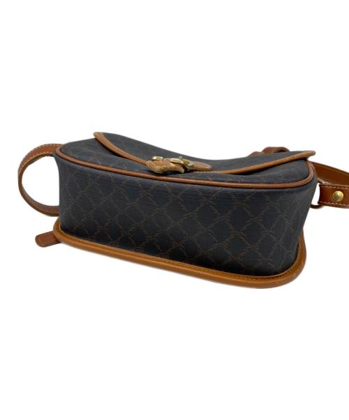 LONGCHAMP（ロンシャン）LONGCHAMP (ロンシャン) モノグラム柄ショルダーバッグ ブラウンの古着・服飾アイテム