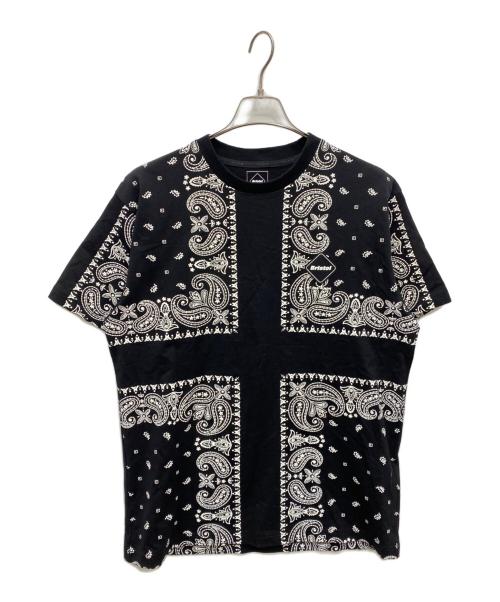 F.C.Real Bristol（エフシーレアルブリストル）F.C.Real Bristol (エフシーレアルブリストル) BANDANA TEE ブラック サイズ:Lの古着・服飾アイテム