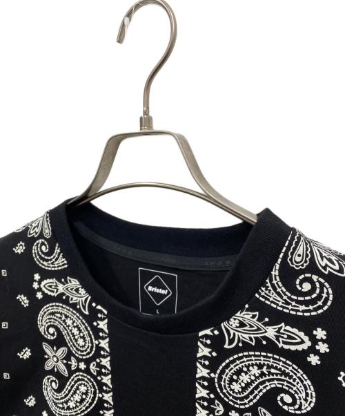 F.C.Real Bristol（エフシーレアルブリストル）F.C.Real Bristol (エフシーレアルブリストル) BANDANA TEE ブラック サイズ:Lの古着・服飾アイテム