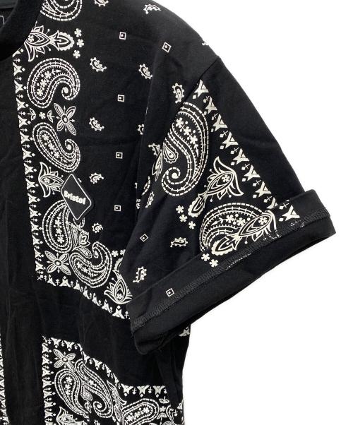 F.C.Real Bristol（エフシーレアルブリストル）F.C.Real Bristol (エフシーレアルブリストル) BANDANA TEE ブラック サイズ:Lの古着・服飾アイテム