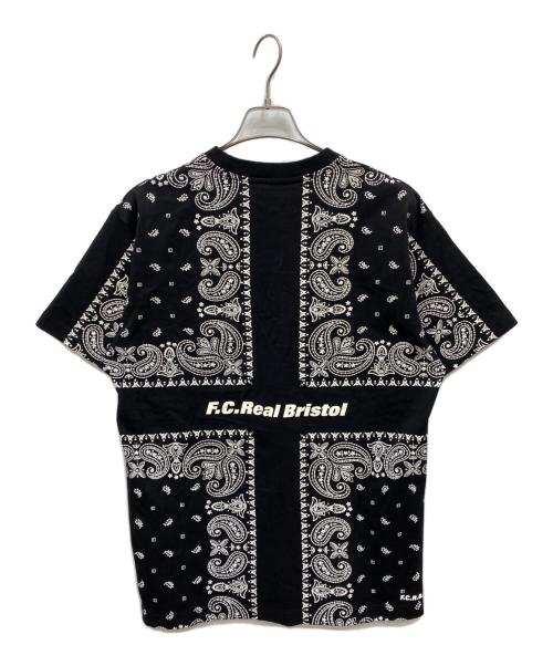 F.C.Real Bristol（エフシーレアルブリストル）F.C.Real Bristol (エフシーレアルブリストル) BANDANA TEE ブラック サイズ:Lの古着・服飾アイテム