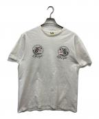 A BATHING APEアベイシングエイプ）の古着「刺繍Tシャツ」｜ホワイト