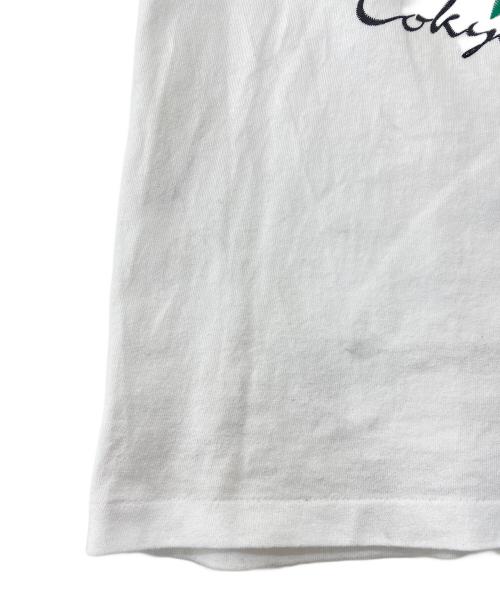 A BATHING APE（アベイシングエイプ）A BATHING APE (アベイシングエイプ) 刺繍Tシャツ ホワイト サイズ:Lの古着・服飾アイテム