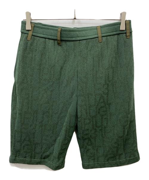 1piu1uguale3（ウノピュウノウグァーレトレ）1piu1uguale3 (ウノピュウノウグァーレトレ) GOLF FLAGSHIP LIMITED KNIT SHORTS グリーン サイズ:4の古着・服飾アイテム