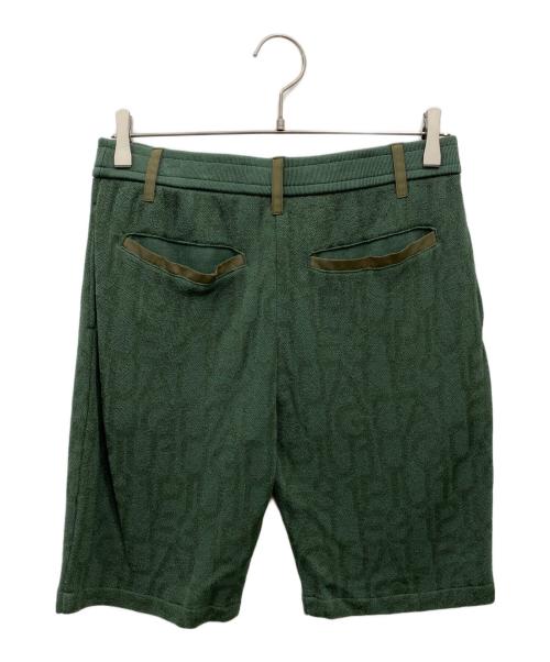 1piu1uguale3（ウノピュウノウグァーレトレ）1piu1uguale3 (ウノピュウノウグァーレトレ) GOLF FLAGSHIP LIMITED KNIT SHORTS グリーン サイズ:4の古着・服飾アイテム
