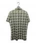 1piu1uguale3 (ウノピュウノウグァーレトレ) HOUNDTOOTH S/S POLO グリーン×ホワイト サイズ:4：10000円