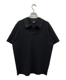 1piu1uguale3（ウノピュウノウグァーレトレ）の古着「HIROKUNI TOGA SKIPPER POLO」｜ブラック