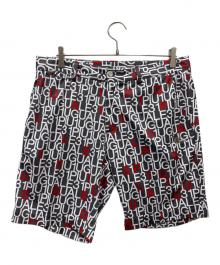 1piu1uguale3（ウノピュウノウグァーレトレ）の古着「GOLF SHORT PANTS」｜グレー×ホワイト