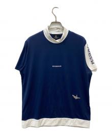 1piu1uguale3（ウノピュウノウグァーレトレ）の古着「ADP GOLF S/S MOCK NECK」｜ネイビー