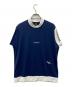 1piu1uguale3（ウノピュウノウグァーレトレ）の古着「ADP GOLF S/S MOCK NECK」｜ネイビー
