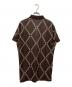 1piu1uguale3 (ウノピュウノウグァーレトレ) 113 GOLF S/S POLO ARGYLE LOGO × HIROKUNI TOGA Vol.13 ブラウン サイズ:4：12000円
