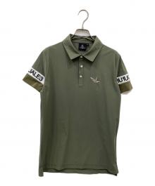 1piu1uguale3（ウノピュウノウグァーレトレ）の古着「S/S POLO SPORTS/ポロシャツ」｜グリーン