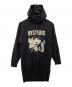 Hysteric Glamour（ヒステリックグラマー）の古着「FLOWER TRAVELINGジャガードパーカーワンピース」｜ブラック