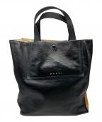 MARNIマルニ）の古着「MUSEO SOFT SMALL SHOLDER BAG」｜ブラック×ブラウン