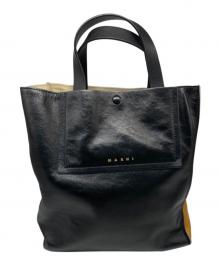 MARNI（マルニ）の古着「MUSEO SOFT SMALL SHOLDER BAG」｜ブラック×ブラウン