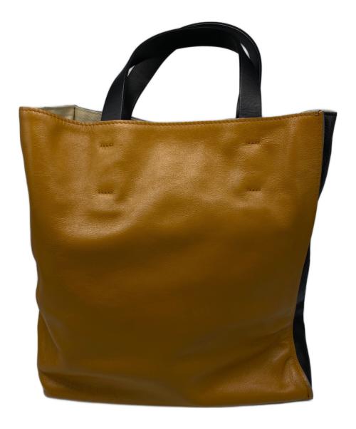 MARNI（マルニ）MARNI (マルニ) MUSEO SOFT SMALL SHOLDER BAG ブラック×ブラウンの古着・服飾アイテム