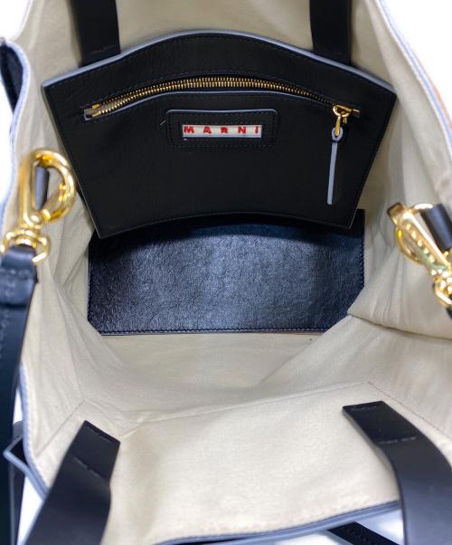 MARNI（マルニ）MARNI (マルニ) MUSEO SOFT SMALL SHOLDER BAG ブラック×ブラウンの古着・服飾アイテム