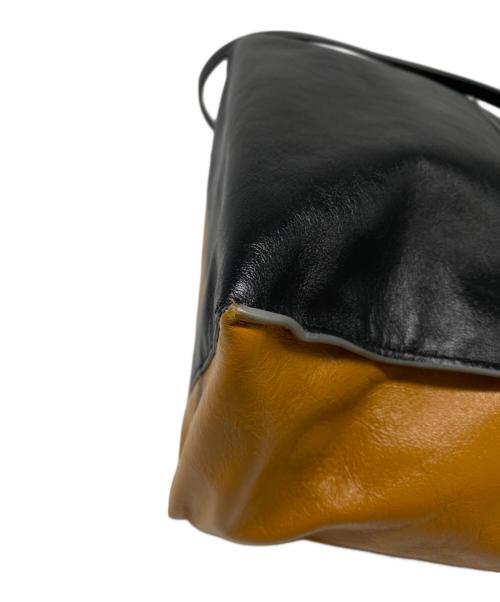 MARNI（マルニ）MARNI (マルニ) MUSEO SOFT SMALL SHOLDER BAG ブラック×ブラウンの古着・服飾アイテム