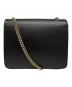 GUCCI (グッチ) インターロッキングG チェーンショルダーバッグ ブラック：45000円