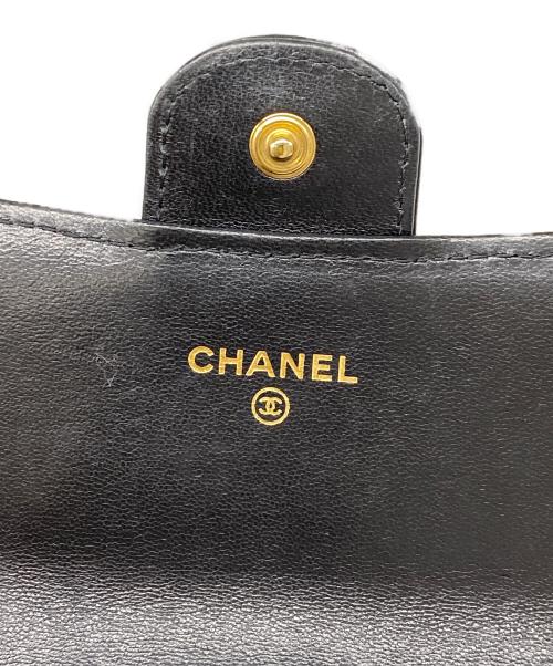 CHANEL（シャネル）CHANEL (シャネル) クラシックロングフラップウォレット ブラックの古着・服飾アイテム