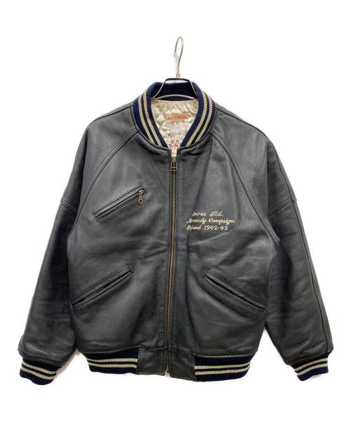 AVIREX（アヴィレックス）AVIREX (アヴィレックス) American Classics Versity Jacket ブラック サイズ:Lの古着・服飾アイテム