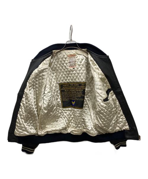 AVIREX（アヴィレックス）AVIREX (アヴィレックス) American Classics Versity Jacket ブラック サイズ:Lの古着・服飾アイテム