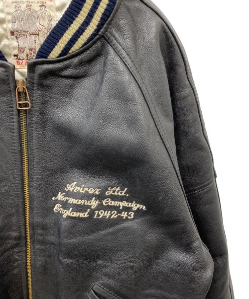 AVIREX（アヴィレックス）AVIREX (アヴィレックス) American Classics Versity Jacket ブラック サイズ:Lの古着・服飾アイテム
