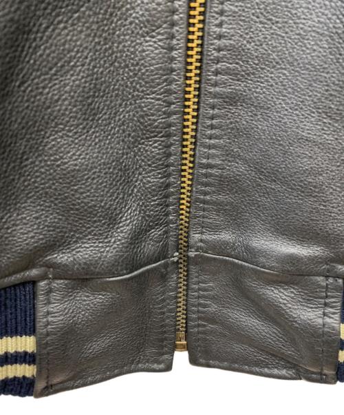 AVIREX（アヴィレックス）AVIREX (アヴィレックス) American Classics Versity Jacket ブラック サイズ:Lの古着・服飾アイテム