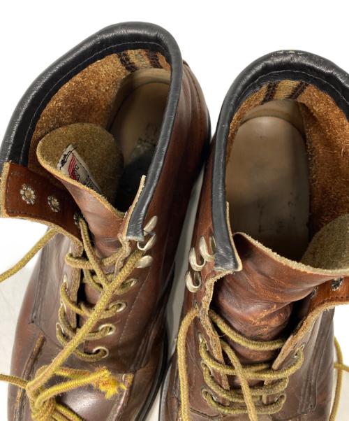 RED WING（レッドウィング）RED WING (レッドウィング) スチールトゥブーツ ブラウン サイズ:8 1/2 Eの古着・服飾アイテム
