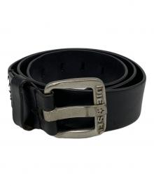 DIESEL（ディーゼル）の古着「レザーベルト」｜ブラック