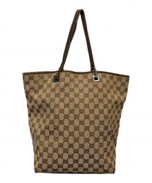 GUCCI（グッチ）の古着「GG キャンバストートバック」｜ベージュ