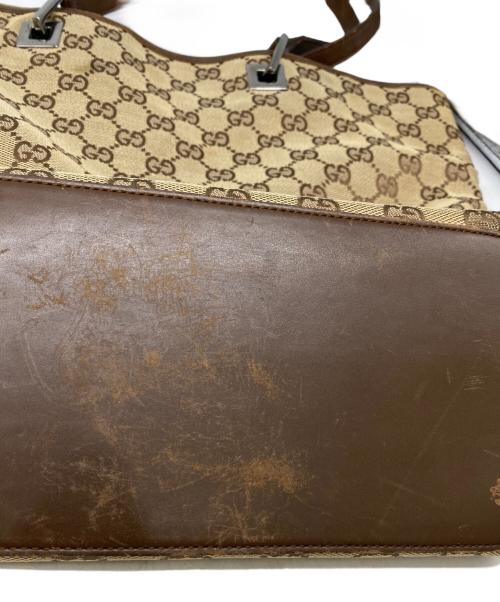 GUCCI（グッチ）GUCCI (グッチ) GG キャンバストートバック ベージュの古着・服飾アイテム
