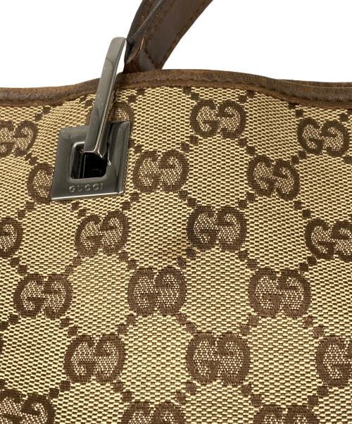 GUCCI（グッチ）GUCCI (グッチ) GG キャンバストートバック ベージュの古着・服飾アイテム