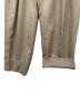 中古・古着 AURALEE (オーラリー) WASHABLE WOOL TROPICAL SLACKS ベージュ サイズ:L：15000円