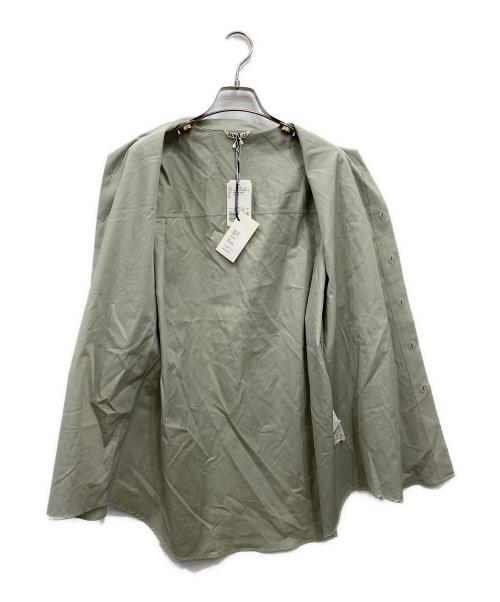 AURALEE（オーラリー）AURALEE (オーラリー) 半袖シャツ グリーン サイズ:4の古着・服飾アイテム