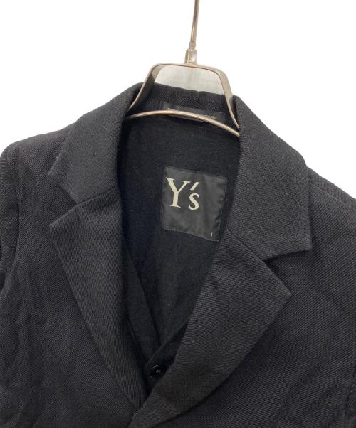 Y's（ワイズ）Y's (ワイズ) レイヤードテーラードジャケット ブラック サイズ:Sの古着・服飾アイテム